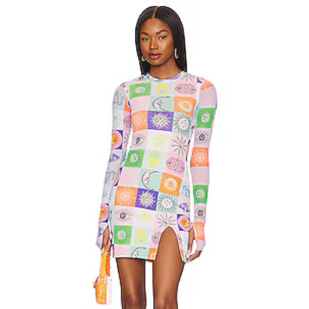 AFRM Lasso Dress in postcard XS